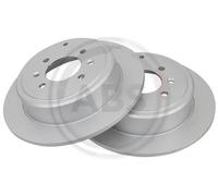 2x Disco freno pieno 16647 A.B.S. per PEUGEOT 406 406 Break 406 Coupé