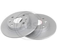 2x Disco freno pieno 16874 A.B.S. per MAZDA 323 S IV 323 F IV MX-5 I 323 C IV