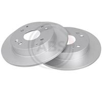 2x Disco freno pieno 16935 A.B.S. per HONDA PRELUDE V