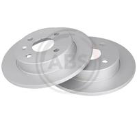 2x Disco freno pieno 16954 A.B.S. per OPEL CHEVROLET