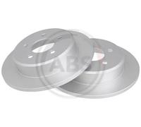 2x Disco freno pieno 17034 A.B.S. per CHRYSLER PLYMOUTH JEEP DODGE