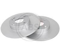 2x Disco freno pieno 17092 A.B.S. per MAZDA 323 S VI Tre volumi
