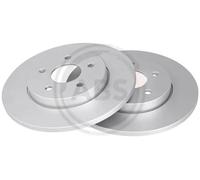 2x Disco freno pieno 17116 A.B.S. per JAGUAR FORD