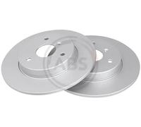 2x Disco freno pieno 17161 A.B.S. per SMART CITY-COUPE ROADSTER CABRIO