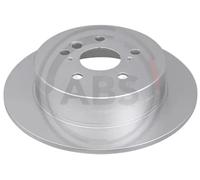 2x Disco freno pieno 17172 A.B.S. per TOYOTA RAV 4 II