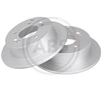 2x Disco freno pieno 17208 A.B.S. per KIA HYUNDAI