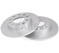 2x Disco freno pieno 17332 A.B.S. per AUDI SEAT