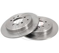 2x Disco freno pieno 17343 A.B.S. per PEUGEOT 607