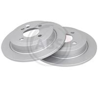 2x Disco freno pieno 17350 A.B.S. per MINI MINI MINI Cabriolet