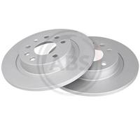 2x Disco freno pieno 17369 A.B.S. per SAAB OPEL FIAT CADILLAC