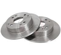 2x Disco freno pieno 17382 A.B.S. per HONDA ACCORD VI ACCORD VI Coupé