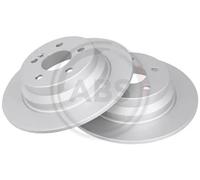 2x Disco freno pieno 17402 A.B.S. per MERCEDES-BENZ CLASSE E T-Model CLASSE E