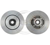 2x Disco freno pieno 17447C A.B.S. per RENAULT CLIO II