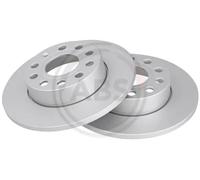 2x Disco freno pieno 17547 A.B.S. per VW SKODA AUDI SEAT