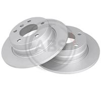2x Disco freno pieno 17602 A.B.S. per BMW 1