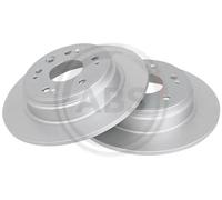 2x Disco freno pieno 17604 A.B.S. per HONDA CR-V II