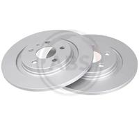 2x Disco freno pieno 17617 A.B.S. per CITROËN LANCIA FIAT PEUGEOT