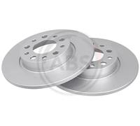 2x Disco freno pieno 17623 A.B.S. per ALFA ROMEO FIAT JEEP