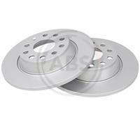 2x Disco freno pieno 17628 A.B.S. per VW SKODA AUDI SEAT