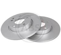 2x Disco freno pieno 17644 A.B.S. per MERCEDES-BENZ