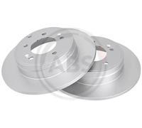 2x Disco freno pieno 17678 A.B.S. per HYUNDAI GRANDEUR SONATA V SONATA VI