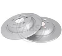 2x Disco freno pieno 17742 A.B.S. per FORD LAND ROVER