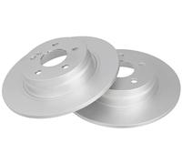 2x Disco freno pieno 17757 A.B.S. per MERCEDES-BENZ CLASSE C Coupé CLASSE C