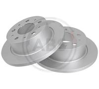 2x Disco freno pieno 17767 A.B.S. per FIAT PEUGEOT CITROËN