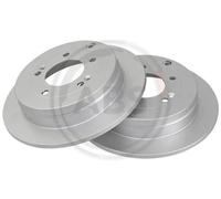 2x Disco freno pieno 17816 A.B.S. per HYUNDAI GRANDEUR