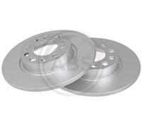 2x Disco freno pieno 17858 A.B.S. per ALFA ROMEO JEEP