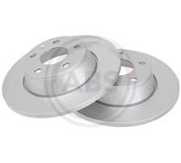 2x Disco freno pieno 17860 A.B.S. per AUDI TT TT Roadster