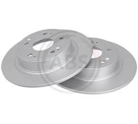 2x Disco freno pieno 17973 A.B.S. per HONDA ACCORD VIII ACCORD VIII Familiare