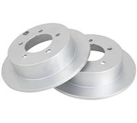 2x Disco freno pieno 18005 A.B.S. per MITSUBISHI LANCER VIII