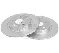 2x Disco freno pieno 18053 A.B.S. per TOYOTA AVENSIS Tre volumi