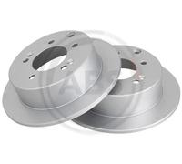 2x Disco freno pieno 18075 A.B.S. per KIA SOUL I