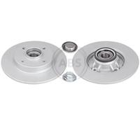 2x Disco freno pieno 18130C A.B.S. per CITROËN PEUGEOT DS