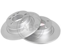 2x Disco freno pieno 18134 A.B.S. per BMW 1 2 Coupé 2 Cabriolet