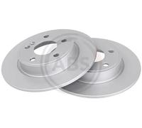 2x Disco freno pieno 18170 A.B.S. per MERCEDES-BENZ CLASSE A
