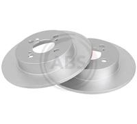 2x Disco freno pieno 18187 A.B.S. per SUZUKI SWIFT IV