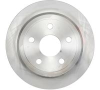 2x Disco freno pieno 18229 A.B.S. per JEEP WRANGLER III