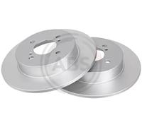 2x Disco freno pieno 18268 A.B.S. per SUZUKI SWIFT IV