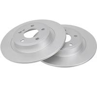 2x Disco freno pieno 18299 A.B.S. per MERCEDES-BENZ SLK SLC
