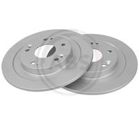2x Disco freno pieno 18311 A.B.S. per HONDA CIVIC IX CIVIC IX Tourer