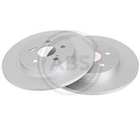 2x Disco freno pieno 18382 A.B.S. per TOYOTA LEXUS