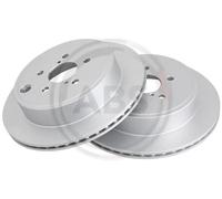 2x Disco freno pieno 18415 A.B.S. per SUBARU TOYOTA
