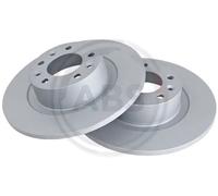 2x Disco freno pieno 18497 A.B.S. per PEUGEOT 508 SW I