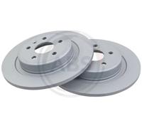 2x Disco freno pieno 18515 A.B.S. per OPEL ASTRA K ASTRA K Sports Tourer