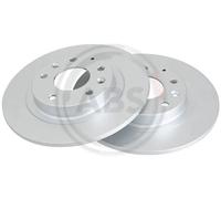 2x Disco freno pieno 18543 A.B.S. per MAZDA CX-3