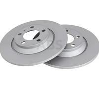 ABS All Brake Systems Disco freno 18727 pieno 2x per Audi VW
