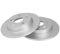 2x Disco freno pieno 18791 A.B.S. per TOYOTA SUZUKI